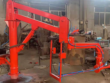 Work introduction of casting manipulator