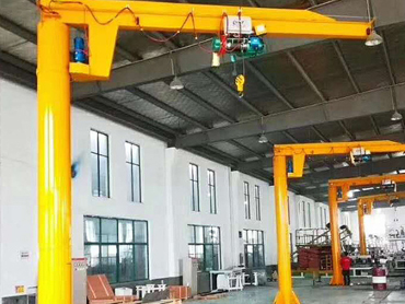 Small mobile jib crane