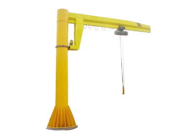 360 Degree Workshop Column Floor Mounted Jib Crane