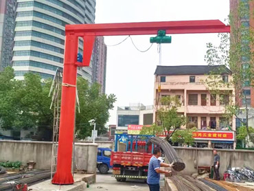 2 ton electric rotary cantilever crane