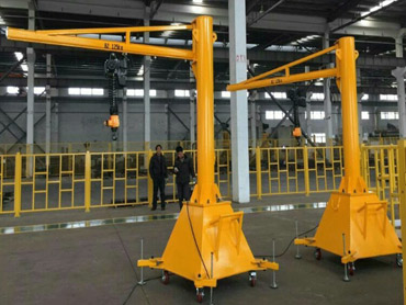 Guide wheel of mobile cantilever crane